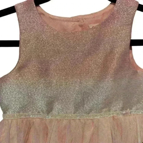 Cat & Jack Girls' Pink Ombre A-line Party Dress Size 4T - Picture 2 of 4